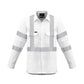 SYZMIK Mens Bio Motion X Back Taped Long Sleeve Shirt ZW621
