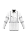 SYZMIK Mens Bio Motion X Back Taped Long Sleeve Shirt ZW621