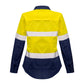 SYZMIK Womens Rugged Cooling Hi Vis Taped Long Sleeve Shirt ZW720