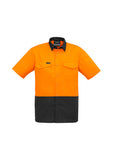 SYZMIK Mens Rugged Cooling Hi Vis Short Sleeve Shirt ZW815